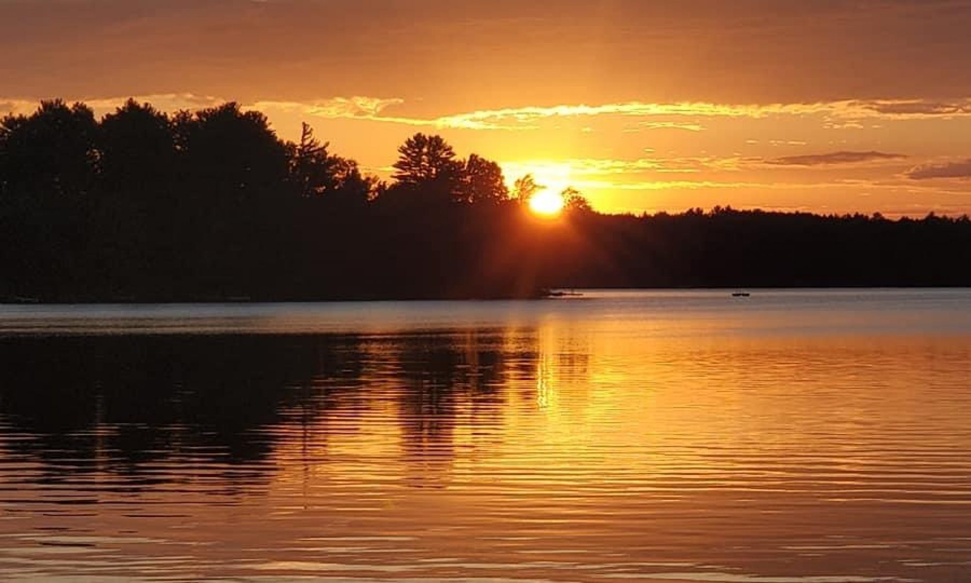 Galway Lake Sunset